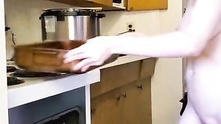 Cooking ribs Naked and wiping down oven