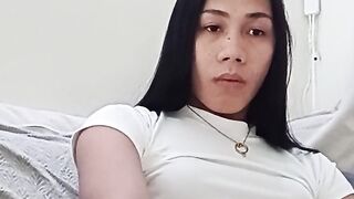 Milky Huge Cumshot of Filipina Trans