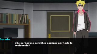 BORUTO FOLLANDOSE A TEMARI EN LA RESIDENCIA DEL HOKAGE-NARUTO FAMILY VACATION - CAP 16