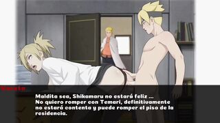 BORUTO FOLLANDOSE A TEMARI EN LA RESIDENCIA DEL HOKAGE-NARUTO FAMILY VACATION - CAP 16