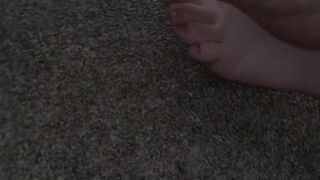 My Feet Playing With My Flip Flops