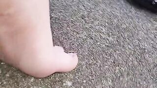 Heels and Soles of My Feet Outside