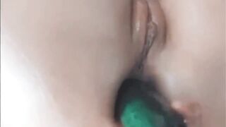 Sexy BBW Nurse Fucks and Stretches Her Asshole With Her Fresh Cucumber