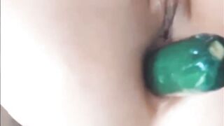 Sexy BBW Nurse Fucks and Stretches Her Asshole With Her Fresh Cucumber