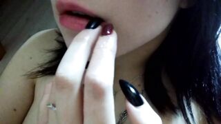 Daily homemade striptease with masturbation close up. Part 2