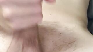 Jerking Off 8 Inch Cock Close Up POV