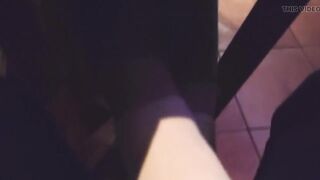 I was on a well-deserved vacation and was teasing my slave under the table with my feet