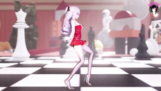 Cutie In Dress And Long Legs Dancing (3D HENTAI)