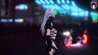 Sexy Dance With Mask + Gradual undressing (3D HENTAI)