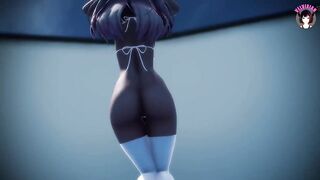 Huge Cock Futanari - Sexy Dance (3D HENTAI)