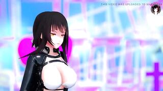 Sexy Girl Dance + SEX + Gradual undressing (3D HENTAI)