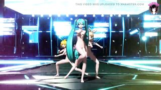 6 Cute Teen Girls Dancing (3D HENTAI)