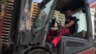 When I get an erection at work on a forklift