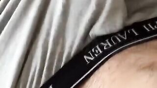 My Sexy Latina GF Strokes My BWC Thru My Underwear Until I Drip Pre Cum