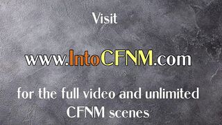 CFNM military femdom MILFS sucking subs cock in 3way