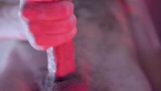 Extremely Close Up Cumshot POV