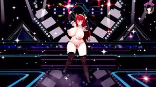 Sexy Demon Girl With Gigantic Tits Dancing (3D HENTAI)