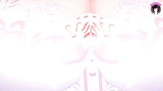 Sexy Demon Girl With Gigantic Tits Dancing In Sexy White Dress (3D HENTAI)