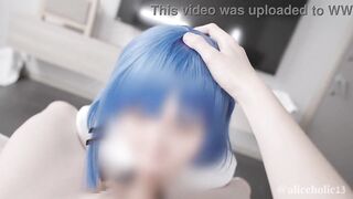 Bocchi The Rock Ryo Yamada cosplay sex creampie video.