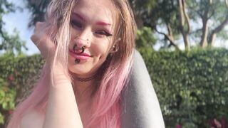 Pink Haired Tattooed Teen Uses You As Her Ashtray - POV Gentle Femdom