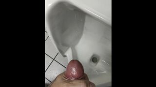 Masturbating in my work and cum