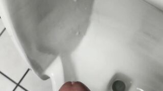 Masturbating in my work and cum