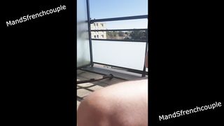 Branlette Avec Les Pieds Sur La Terrasse Avec Ma Petite Pute