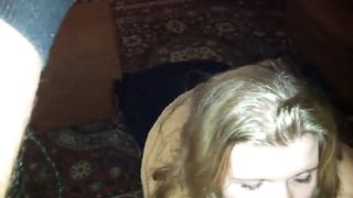 homemade blonde teen riming ass and Blowjob