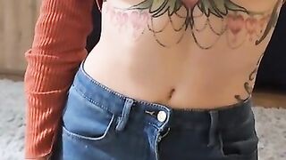 Fap to it Challenge - Compilation Hot tattoed horny brunette showing her body for your pleasure