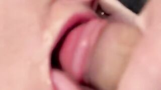 Cute Girl Gets Facial and Swallows Cum