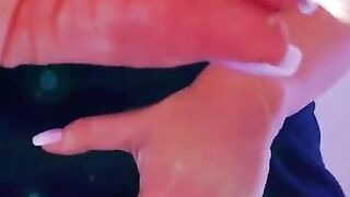 Solo Sunday afternoon Cum in bathroom with vibrator