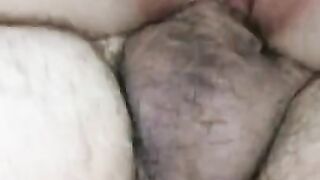 Rubbing and fucking teen pussy from below