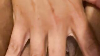 Close up Creamy Pussy Play