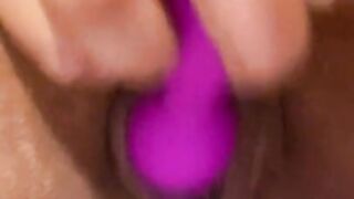 Close up Creamy Pussy Play