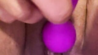 Close up Creamy Pussy Play