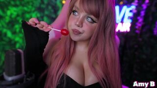 ASMR LOLLIPOP *licking, saliva, wet sounds*