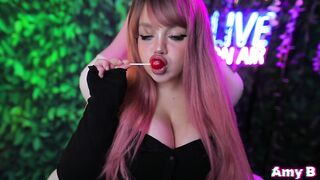 ASMR LOLLIPOP *licking, saliva, wet sounds*