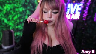 ASMR LOLLIPOP *licking, saliva, wet sounds*