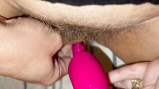 Masturbation, hairy pussy