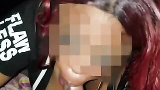 Late Night Henny Head! Ebony MILF Sucking BBC! ????????