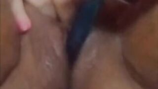 Real clit and pussy orgasm, chubby mom masturbates and enjoys it immensely