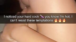 chatting and having sex on snapchat with unknown man with big dick