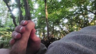 French forest relaxation with muly cock