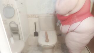 Chubby bbw riding your cock and moaning like crazy