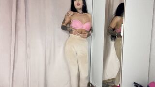 Sensual dance of a horny bitch