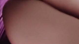 A neighbor came to visit and asked me to cum on her ass