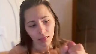 Cute Whimpering Deepthroat On Big Dick