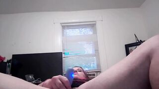 Masturbating with toys cumming