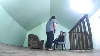 Ballbusting Sex Denial in Leather Pants - Full Video