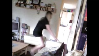 Girl caught masturbating, hidden cam